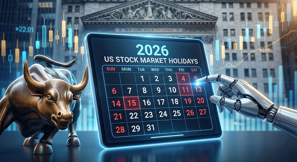 calendario detallado festivos bolsa americana 2026