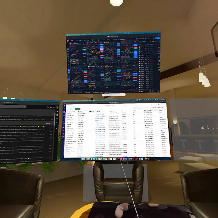 Ejemplo de trading en realidad aumentada
