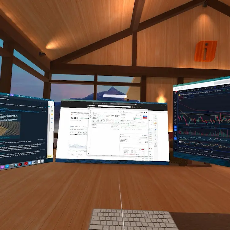Ejemplo de trading en realidad virtual