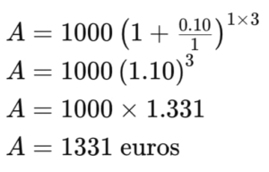 ejemplo de interés compuesto