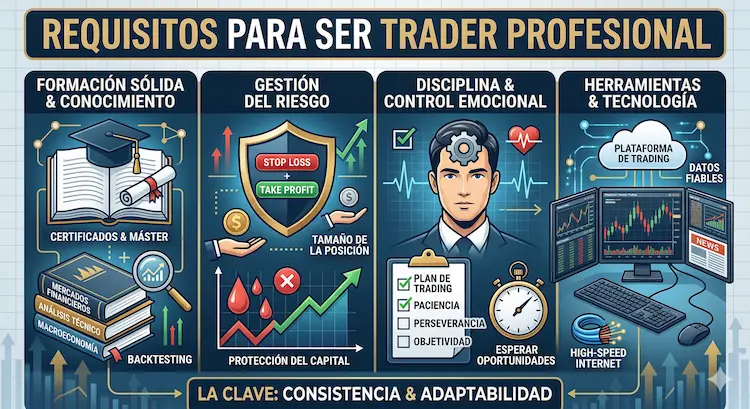 Requisitos para ser trader profesional