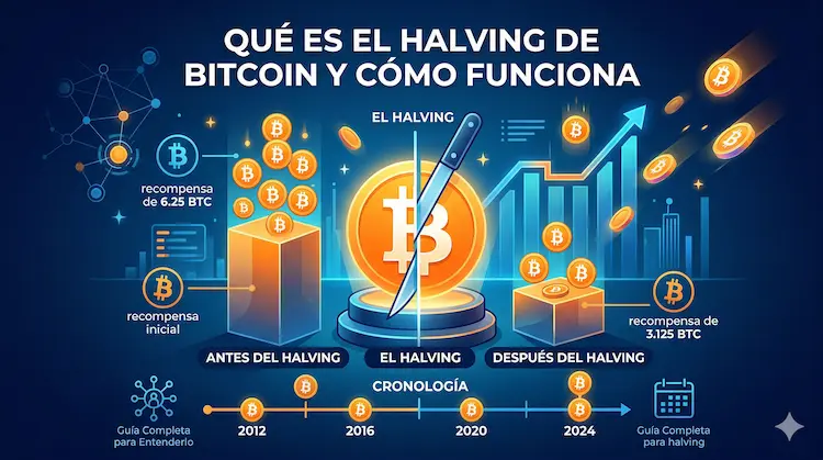 Qué es el halving de Bitcoin y cómo funciona