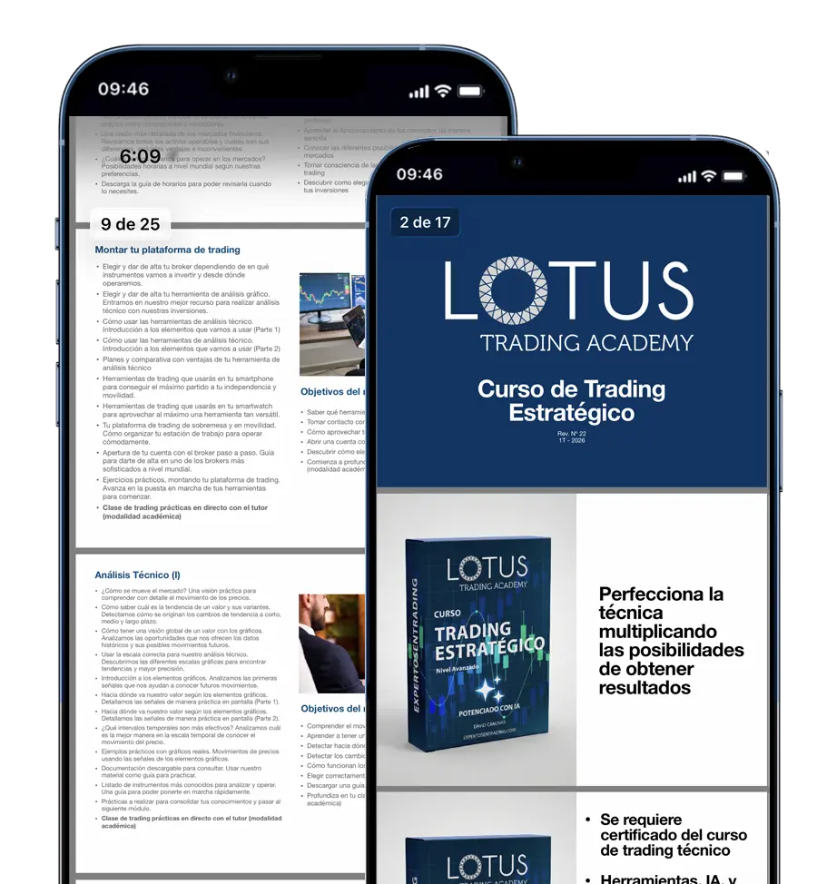Temario del curso de trading avanzado