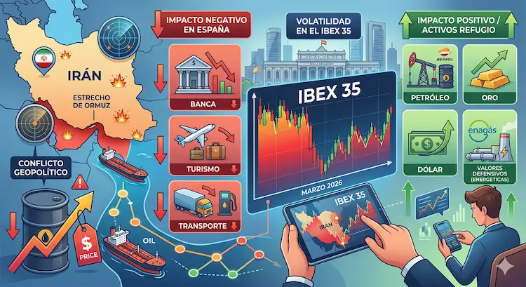 Impacto de la Guerra de Irán sobre el Ibex25