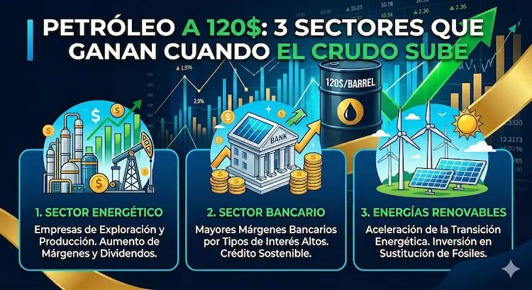 sectores que suben con el petróleo